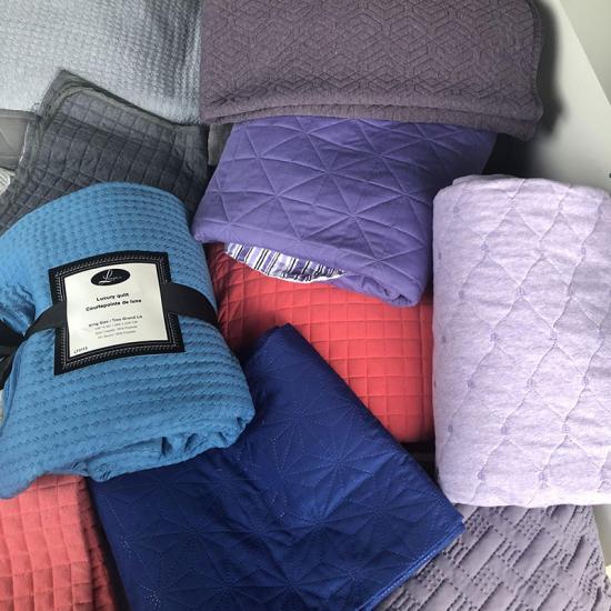 cxmicrotex Grey Channel Pinsonic sängöverkast