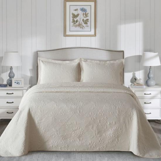 cxmicrotex Jacquard Broderad Quilt Set Lyxiga Sängkläder Collection