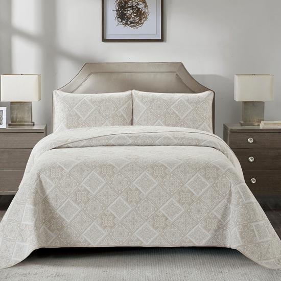 cxmicrotex Diamond Jacquard Quilt Weave Sängkläder Set