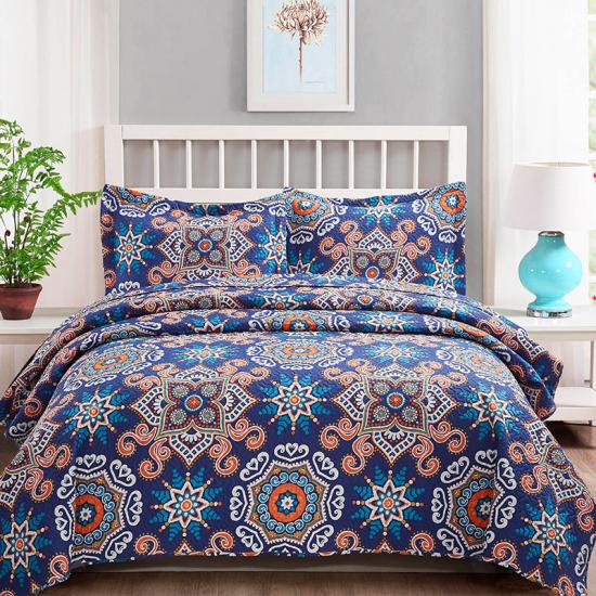 cxmicrotex Print Pinsonic 3-delad quiltset