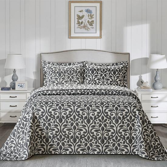 cxmicrotex Jacquard Weave Quilt 3PC sängkläder