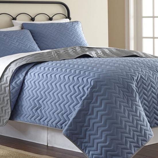 cxmicrotex vändbar solid geometrisk präglad täckeuppsättning